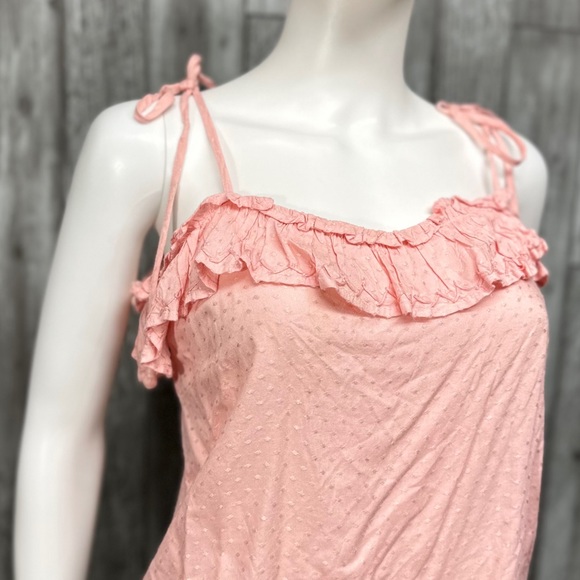 Tularosa Marty Pink Swiss Dot Crop Top [2004] - Picture 2 of 10